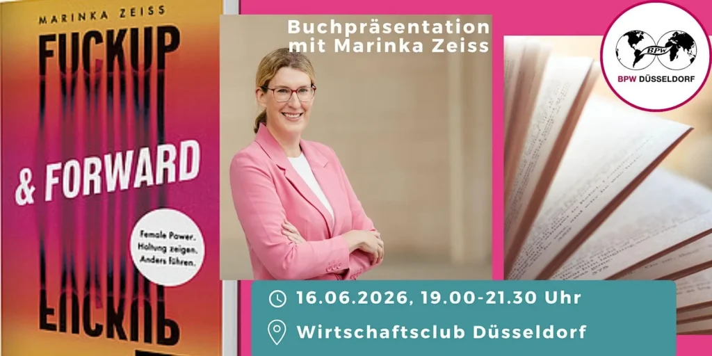 FuckUp & Forward - Buchpräsentation mit Marinka Zeiss